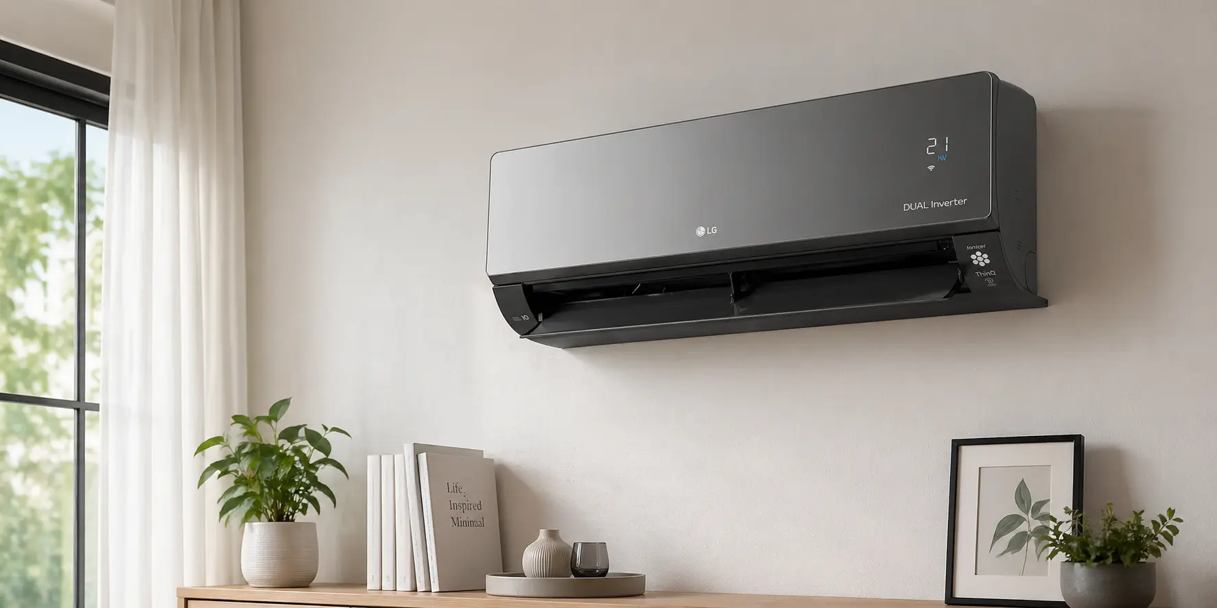 Aircond LG dipasang di dinding