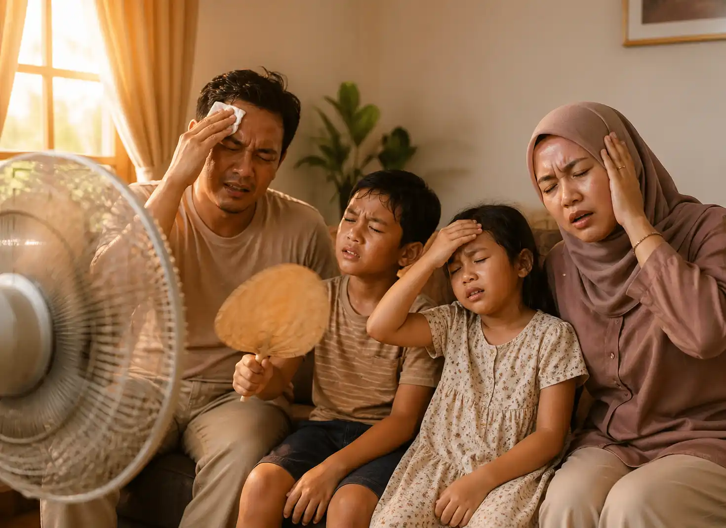 Sebelum — bilik panas